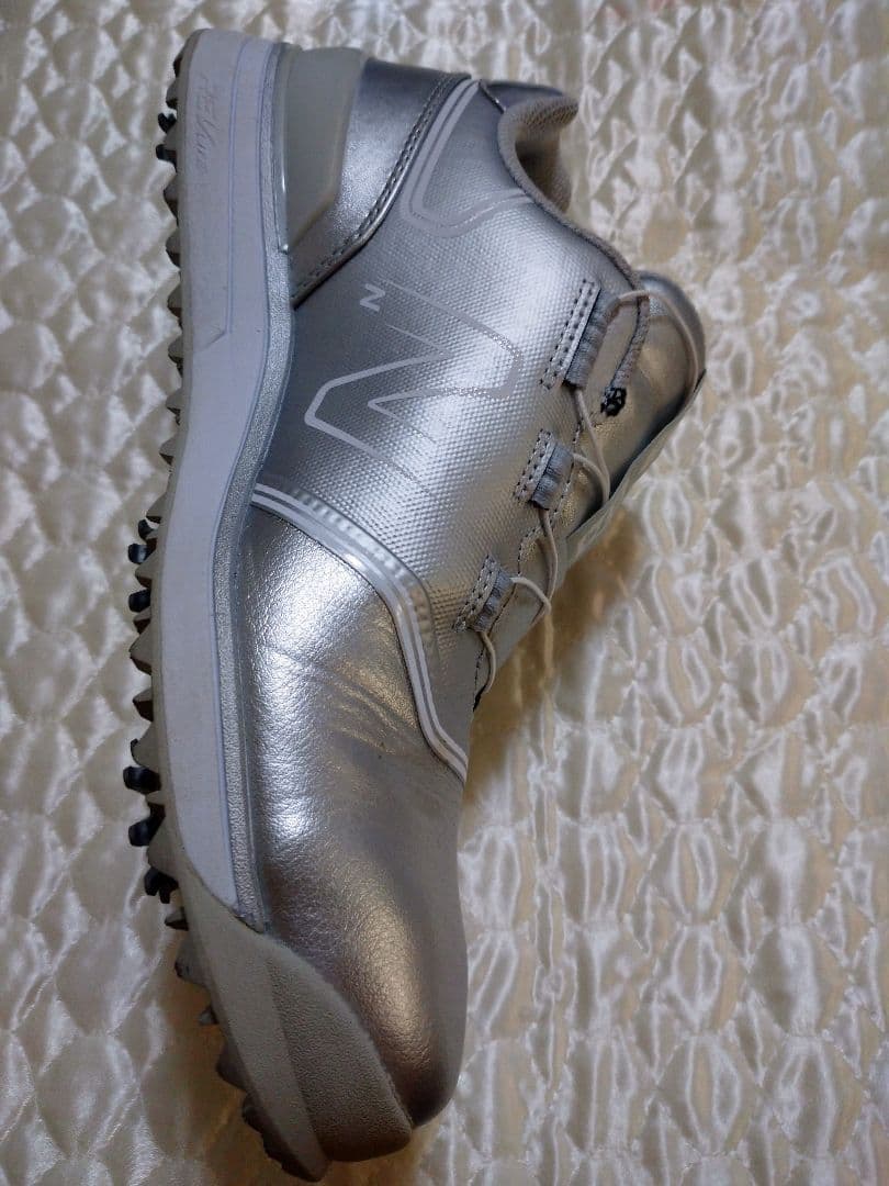 ママちゃん　New Balance GOLF 574 シルバー