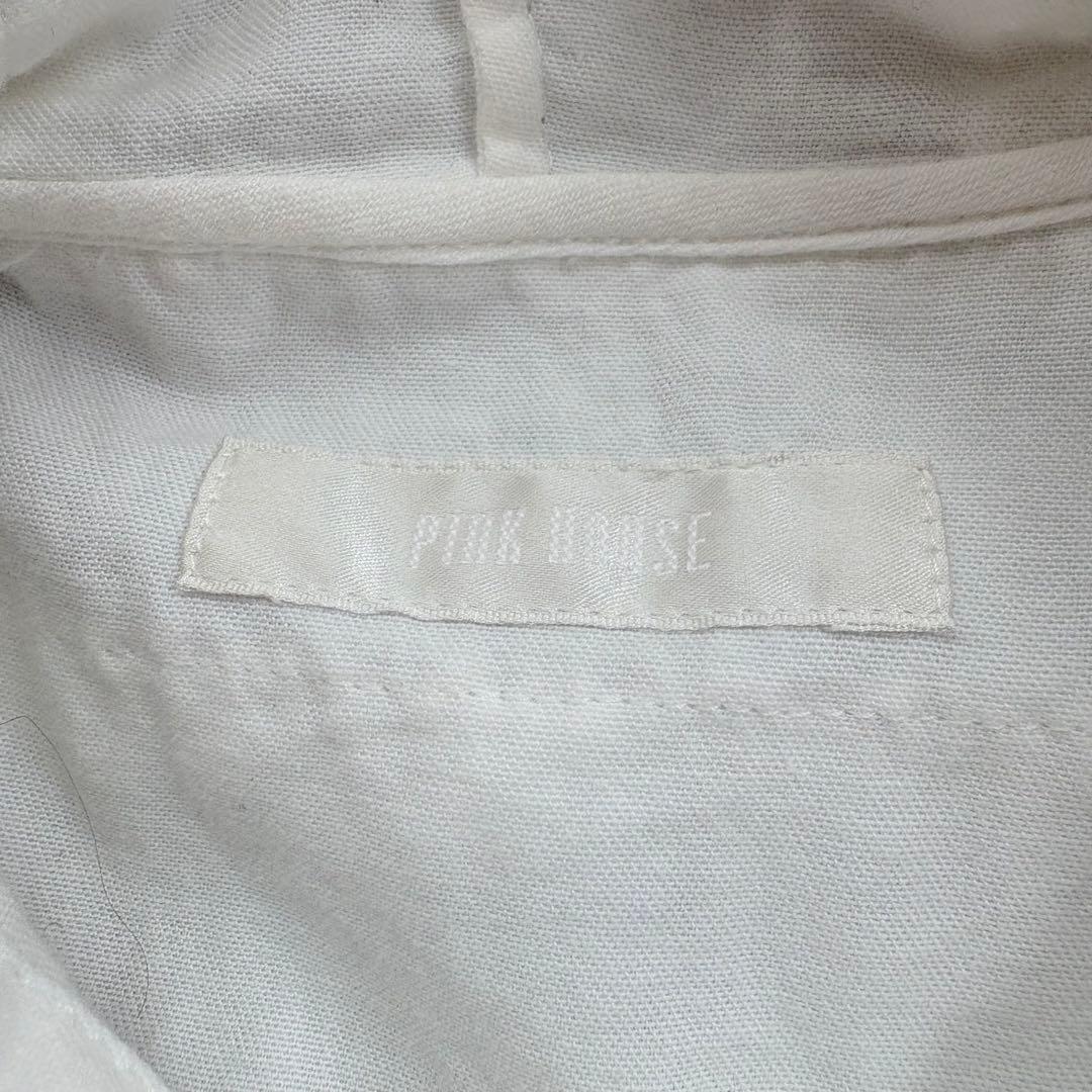 PINKHOUSE ピンクハウス　フード付き　ピコフリルコットンジャケット