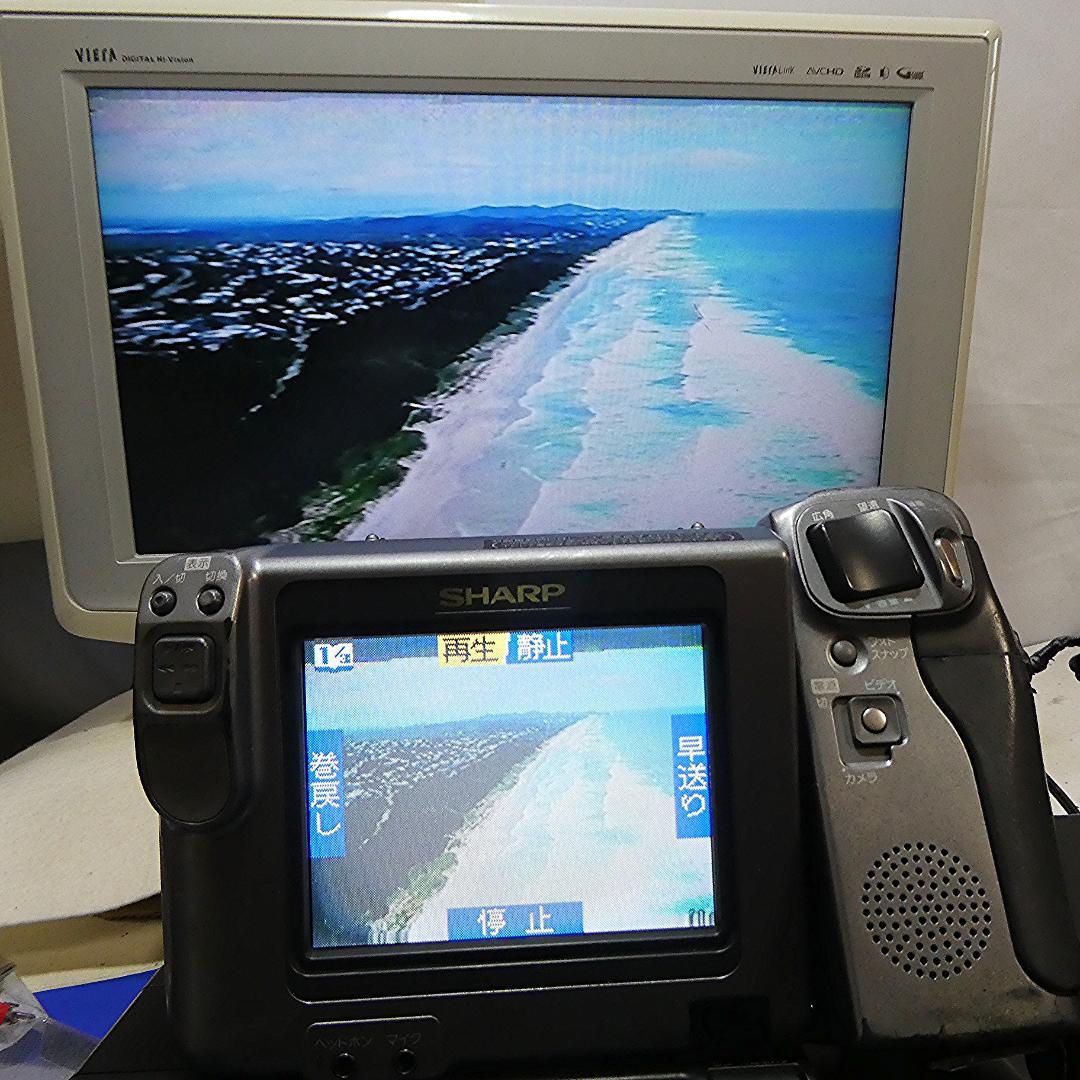 シャープ VL-HL55 動作良好　VideoHi8 ビデオカメラDVD化に最適
