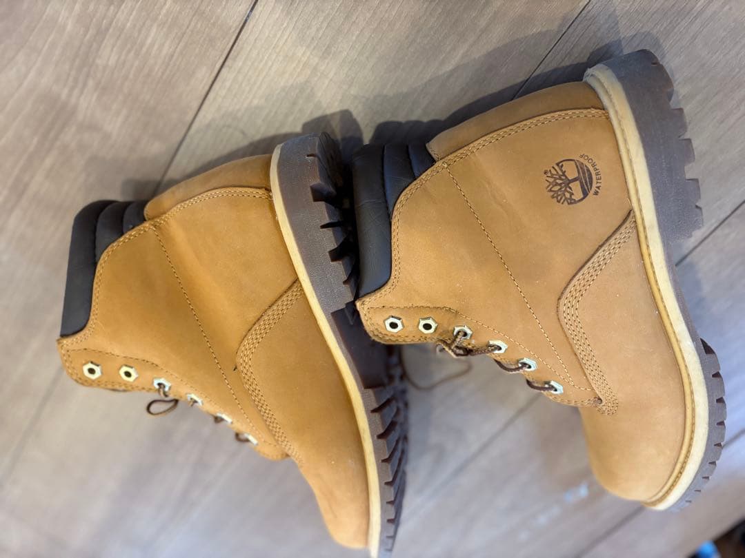 Timberland ベージュ ワークブーツ 8168R