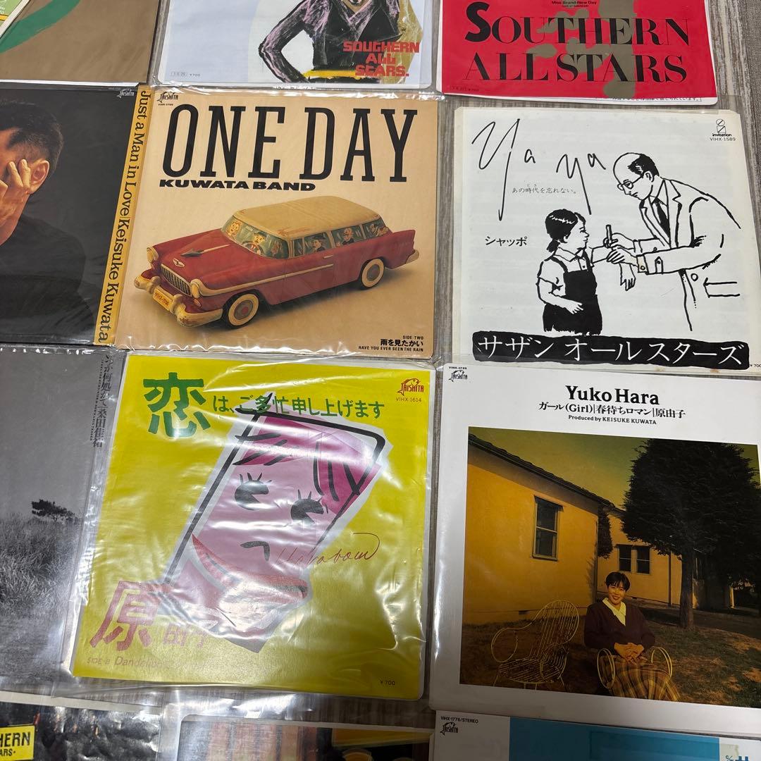 【盤美品】サザン・桑田佳祐・KUWATABAND・原由子 レコード 21枚+8枚