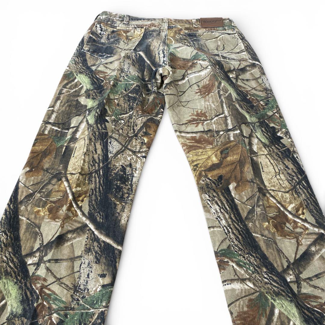 美品Wrangler リアルツリーカモ　ボトムス　ワーク　アウトドア　W36