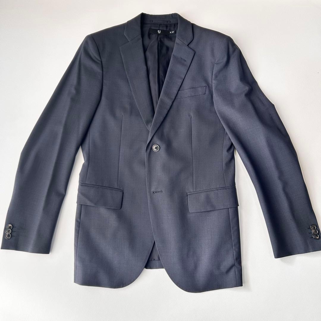 【UNIQLO＋J ユニクロ　セットアップ　 ダークグレー　M】テーラード