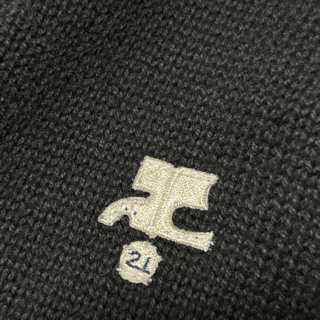 courreges 21 クレージュ　ニット　カーディガン　y2k ロゴ