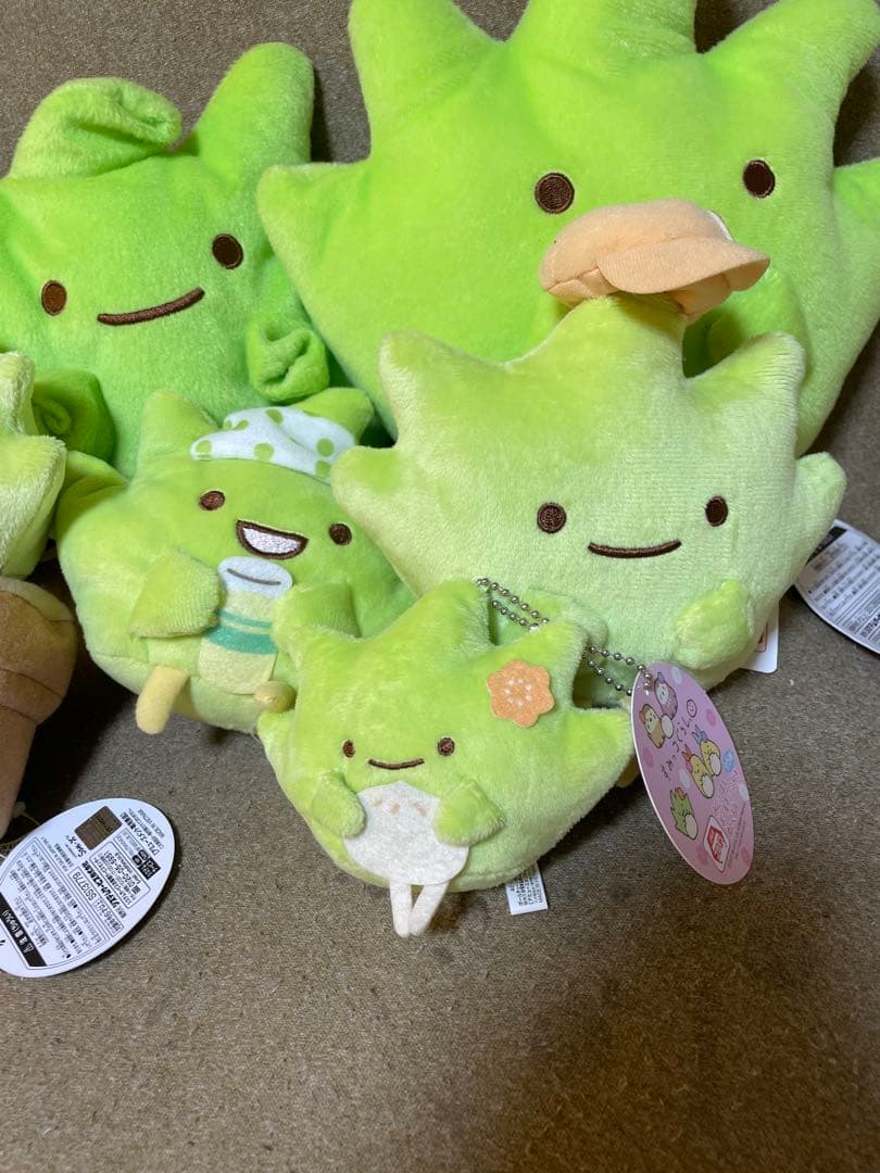 公*o様 【まとめ売り】すみっコぐらし　ざっそう　ぬいぐるみ　パペット　がま口