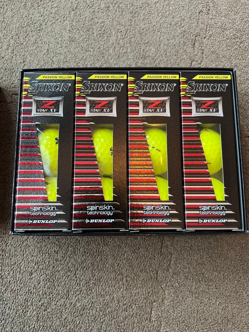 Yasutoshi  Srixon ZSTAR XVイエロー12個入り2箱
