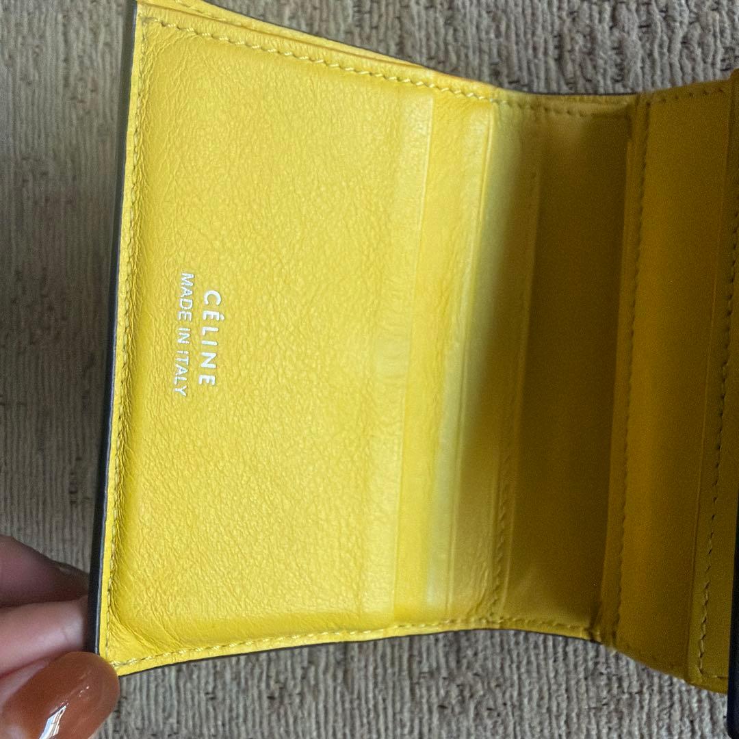 CÉLINE セリーヌ 三つ折り財布 グレー