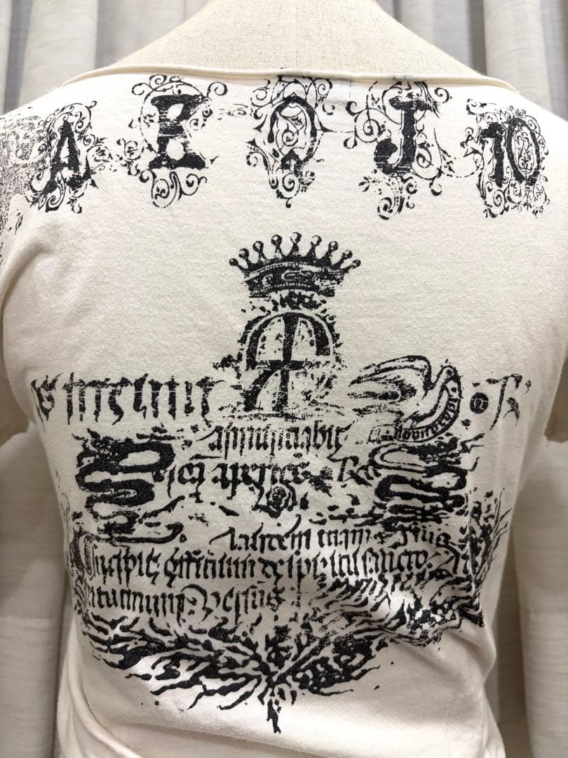 希少 LGB ルグランブルー HSC ラメ スカル 英字 蛇 tシャツ