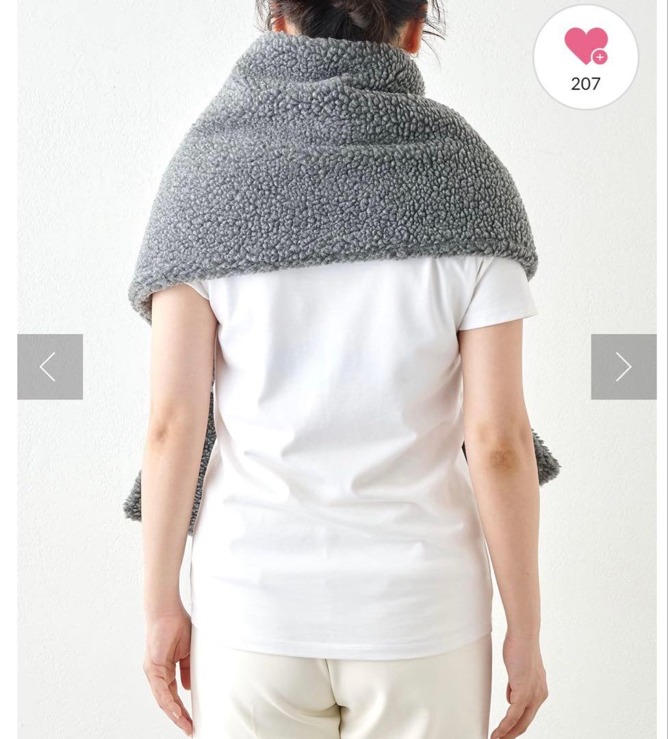 Whim Gazette(ウィム ガゼット) 【THROW】Boa Shawl