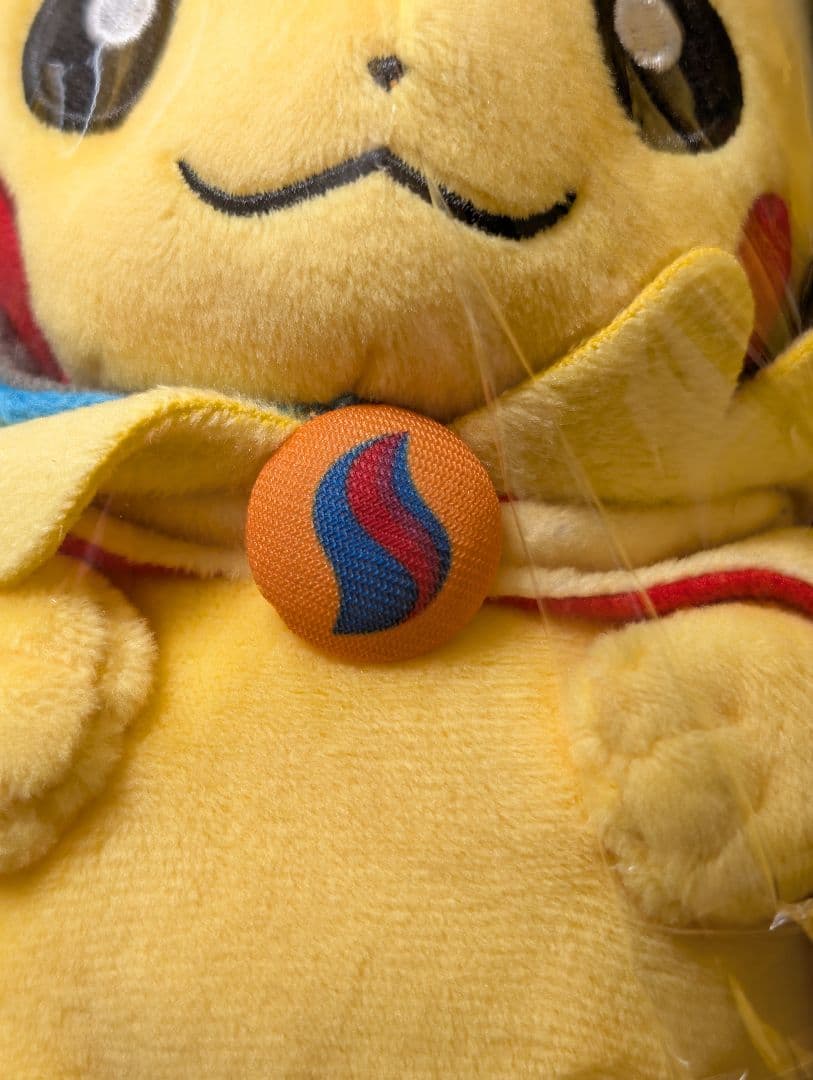 ポケモンセンター メガルカリオのポンチョを着たピカチュウ
