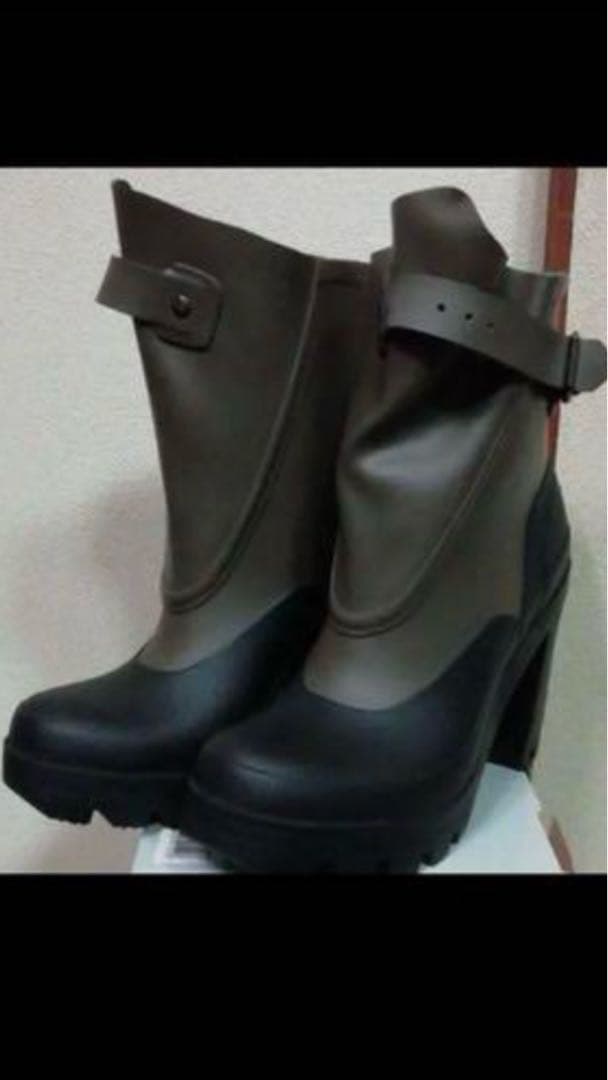 3回使用　HUNTER ハンター ハイヒール レインブーツ