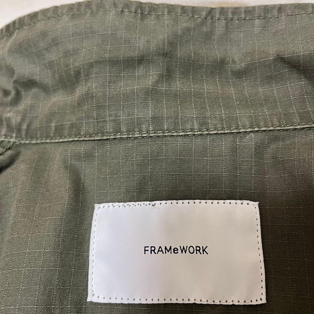 FRAMeWORK 24SS リップストップミリタリーブルゾン
