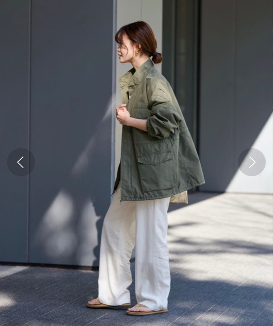 FRAMeWORK 24SS リップストップミリタリーブルゾン