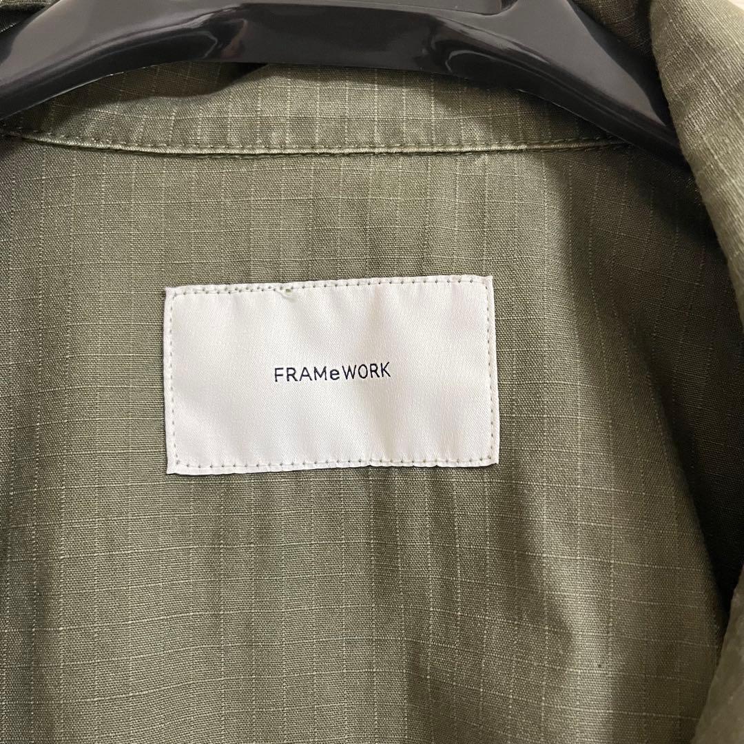 FRAMeWORK 24SS リップストップミリタリーブルゾン