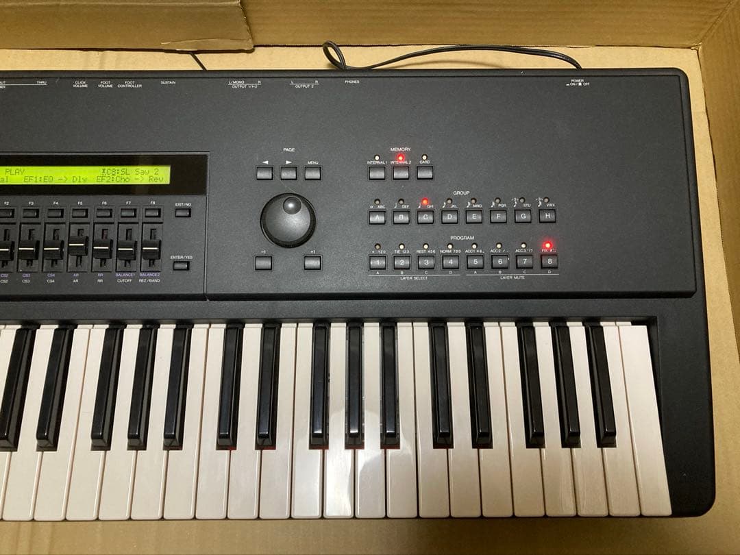 YAMAHA SY85 シンセサイザー キーボード ヤマハ 0710