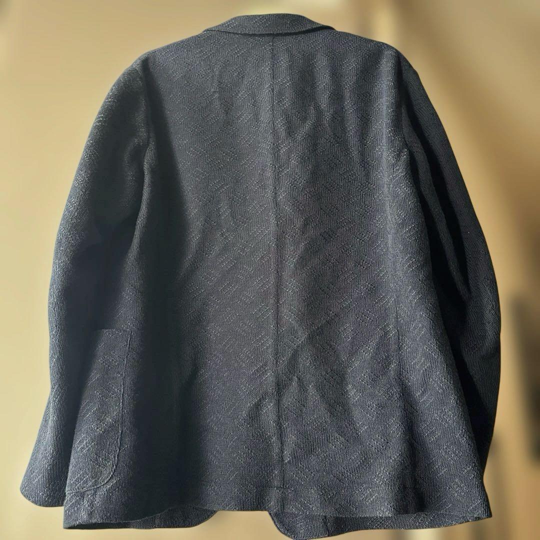 エンポリオアルマーニ　ニット　ジャケット　ネイビー　56 Ｌ　XL