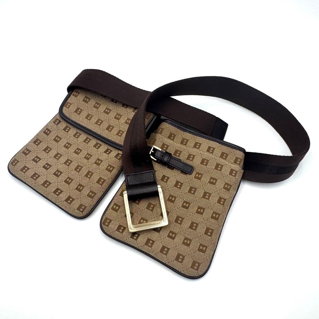 【極美品】BALLY バリー 2WAYバッグ ショルダー ウエスト ベージュ