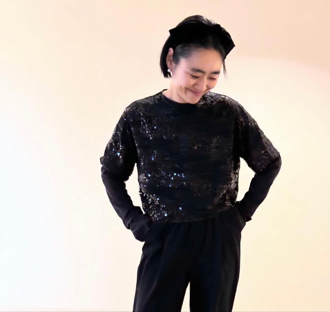 COUDLE 黒ベルベットリボンカチューシャ　 金子綾