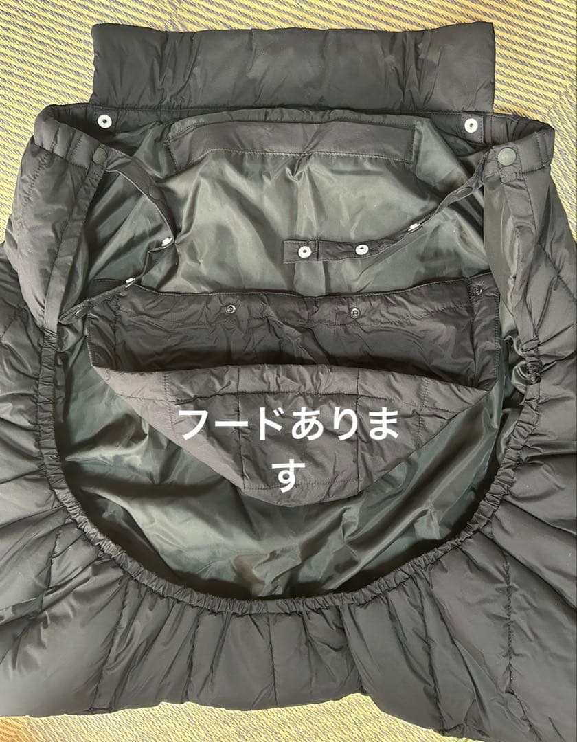 ザノースフェイス ブラック ベビーシェルブランケット