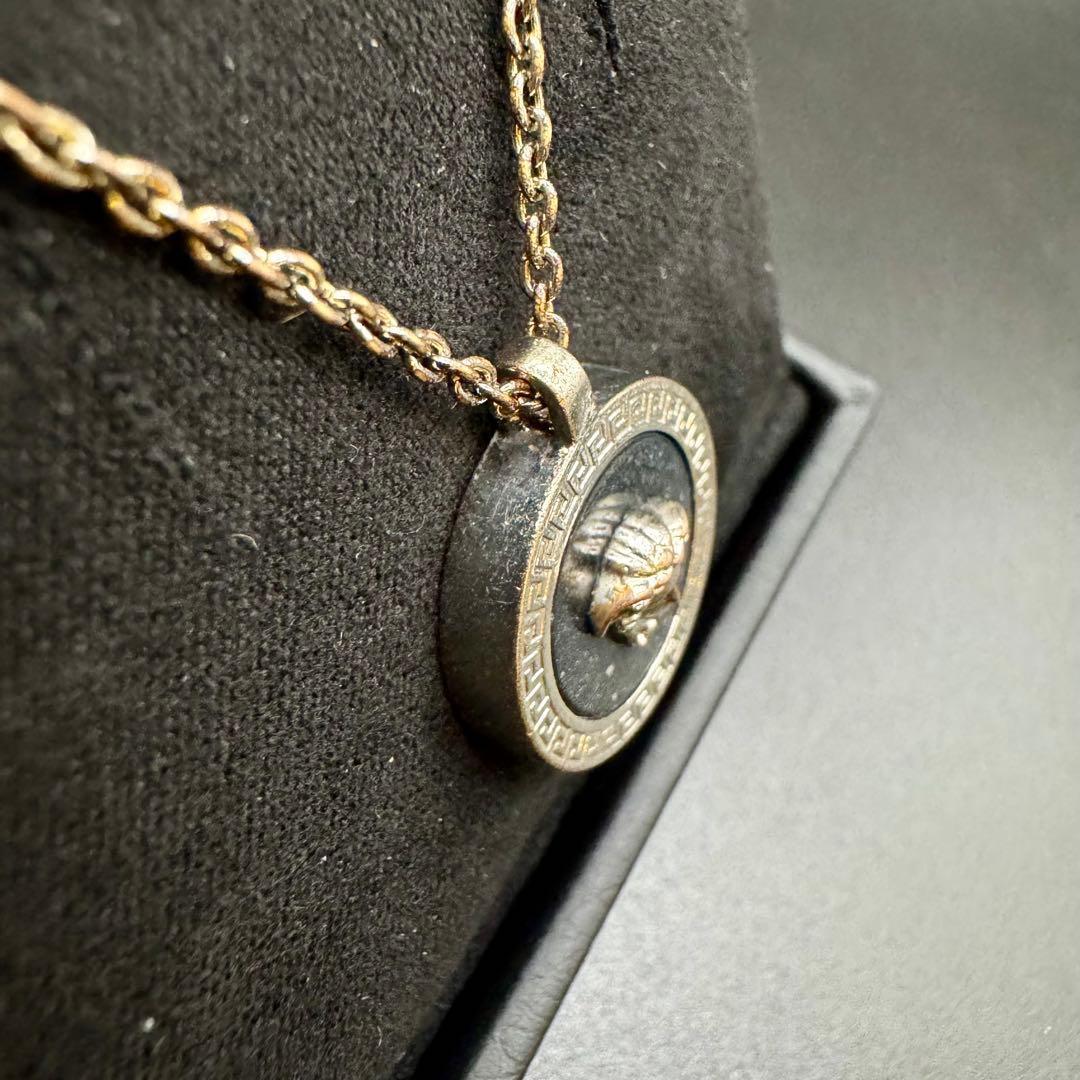 箱付き　VERSACE ヴェルサーチ メドゥーサ ネックレス　シルバー 美品