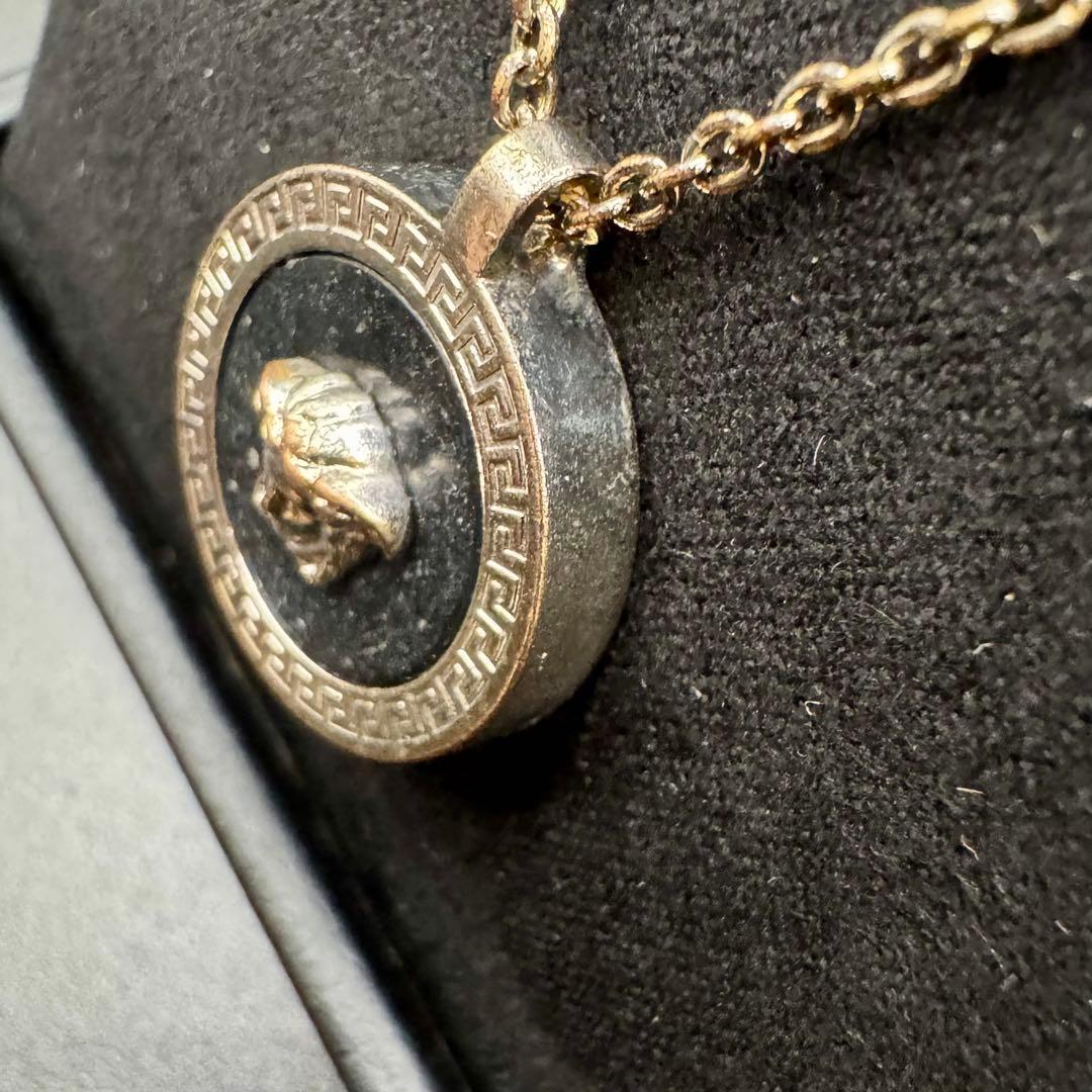箱付き　VERSACE ヴェルサーチ メドゥーサ ネックレス　シルバー 美品
