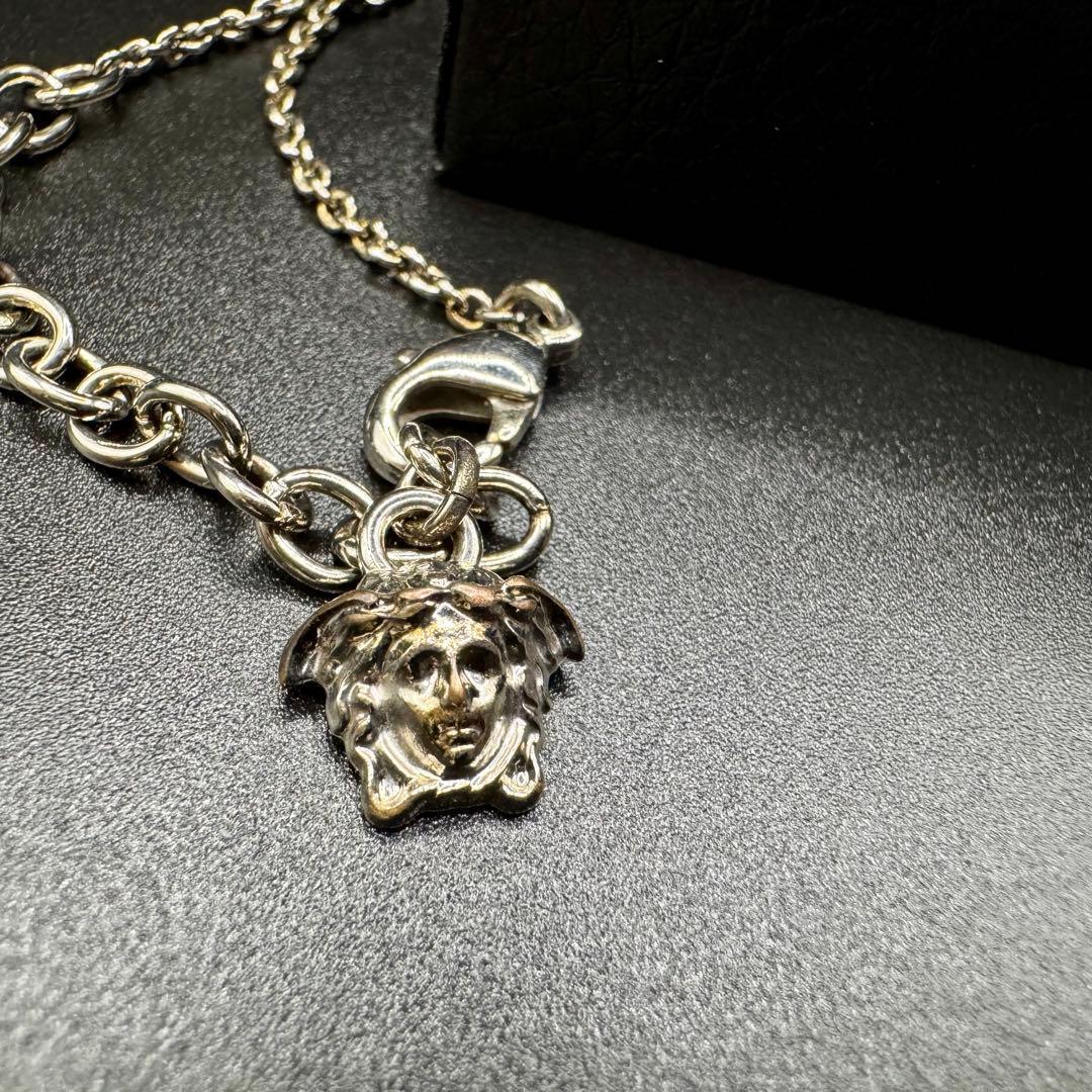 箱付き　VERSACE ヴェルサーチ メドゥーサ ネックレス　シルバー 美品