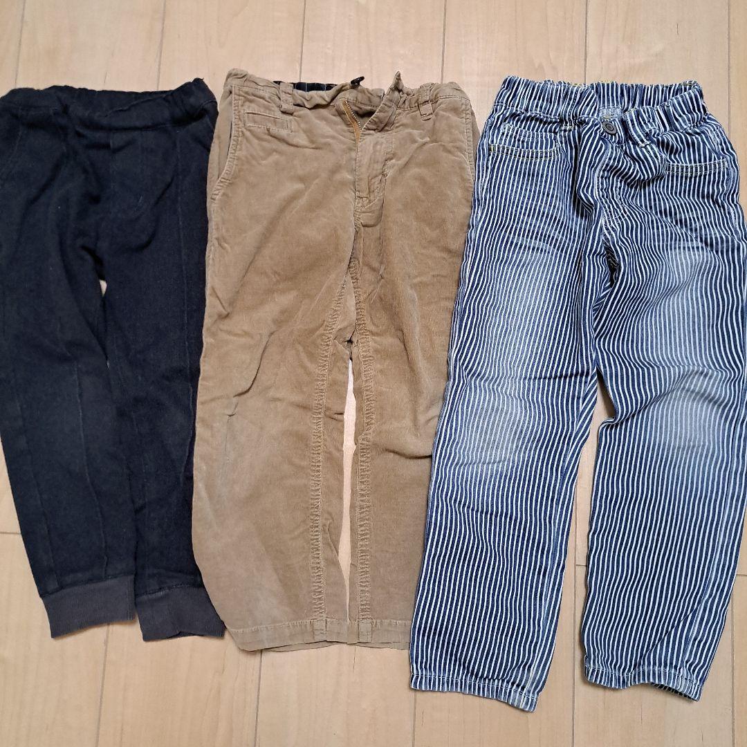 男の子供服まとめ売りセット 110cm 18点セット トレーナーズボン長袖秋冬物