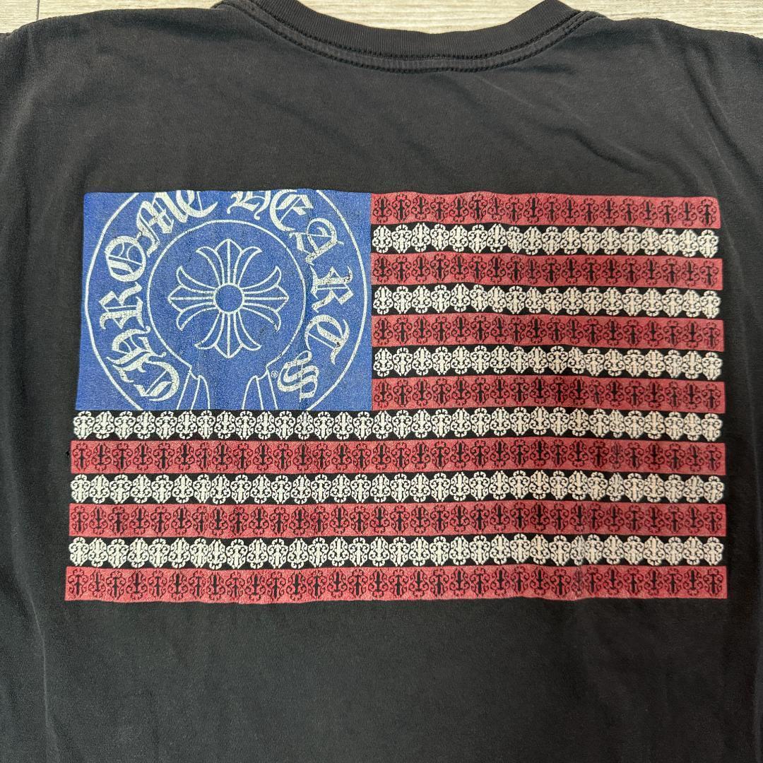 CHROME HEARTS ホースシュー 星条旗 Tシャツ XLサイズ