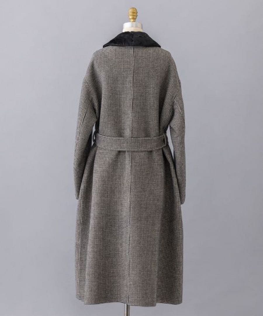 BLAMINK 24AW ダブルフェイスファーカラーコート