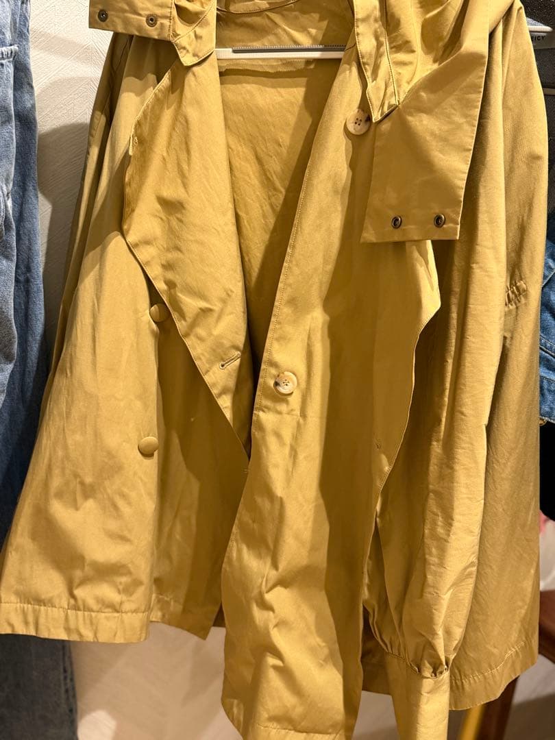 VACHEMENTシェルタフタショートフーディトレンチ 23AW