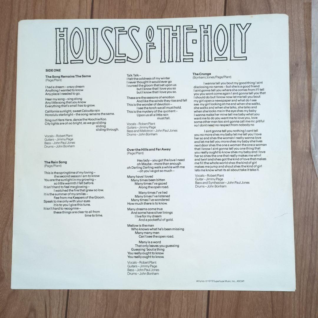 希少 モナーク盤 Led Zeppelin Houses of ツェッペリン