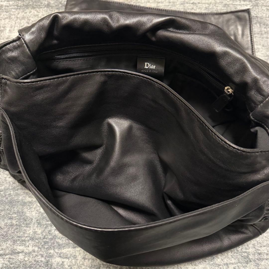 dior homme ラムレザー ショルダーバッグ