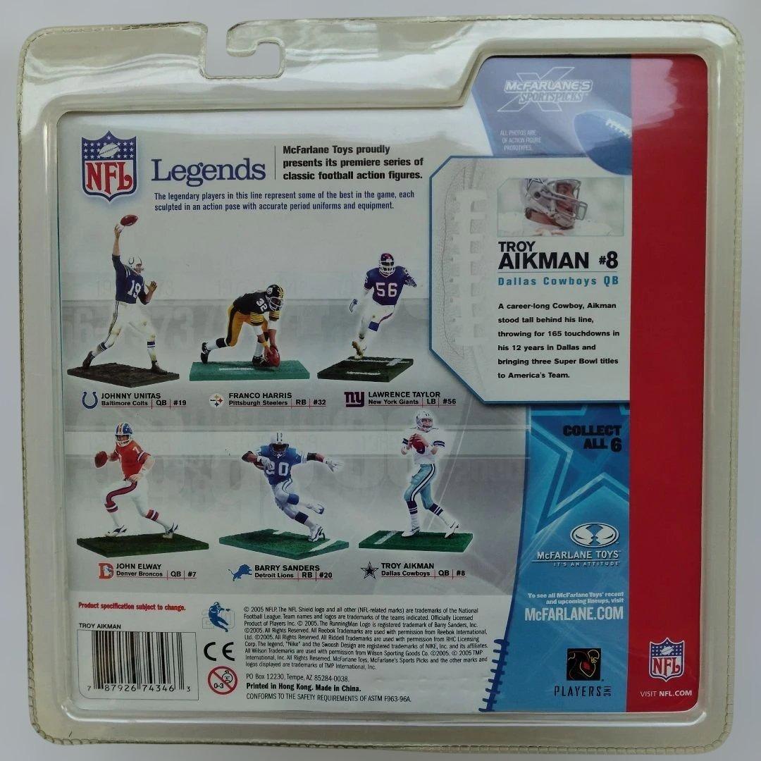 (バリアント/未開封品)マクファーレンNFL トロイ・エイクマン フィギュア2体