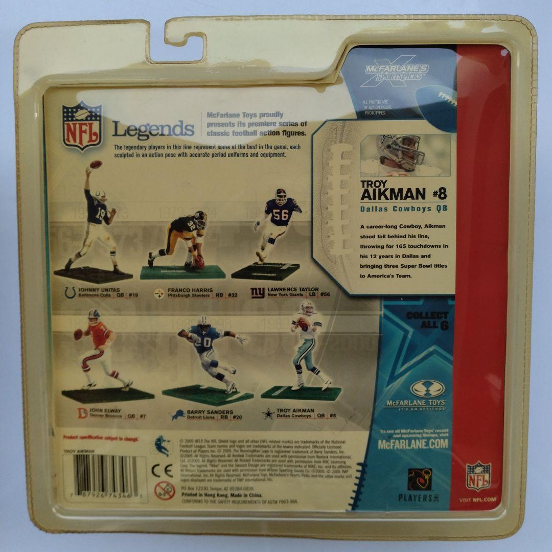 (バリアント/未開封品)マクファーレンNFL トロイ・エイクマン フィギュア2体