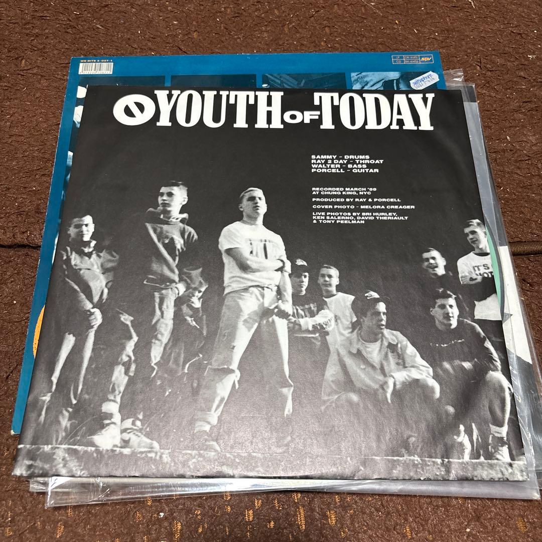 祝来日！ YOUTH OF TODAY 激レアWE BITE盤 レコード 希少品