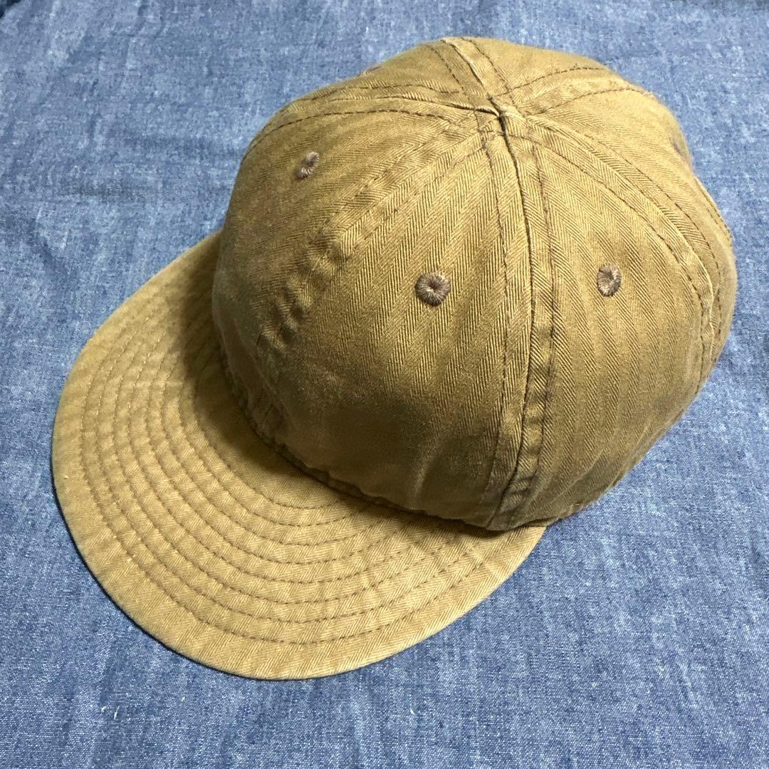 廃番 Cooperstown ヘリンボーンキャップ USA製 アメリカ製 芯なし