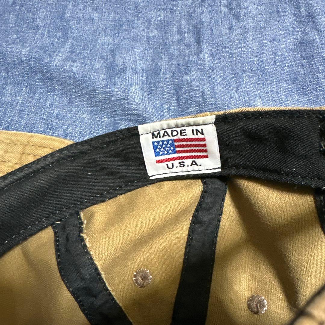 廃番 Cooperstown ヘリンボーンキャップ USA製 アメリカ製 芯なし