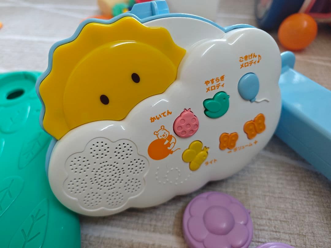 くまのプーさん えらべる回転6WAYジムにへんしんメリー　プーメリー　美品