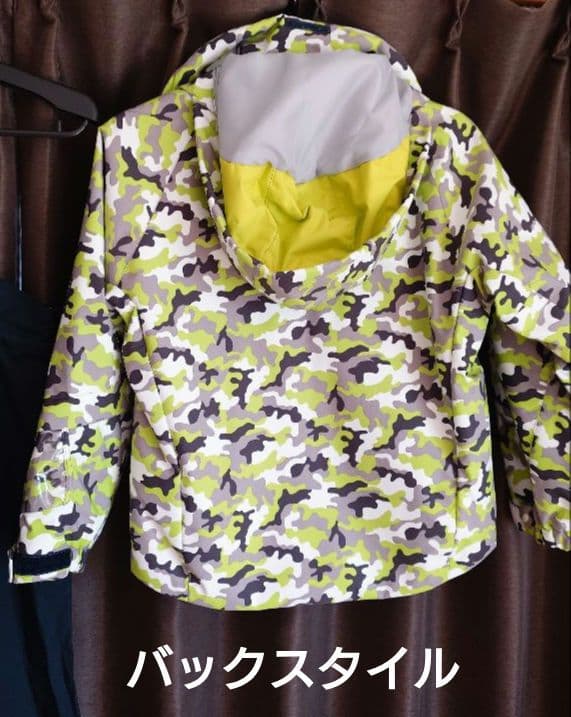 ★DESCENTE★Kids用カモフラージュ柄スキーウェア❥超美品❥130