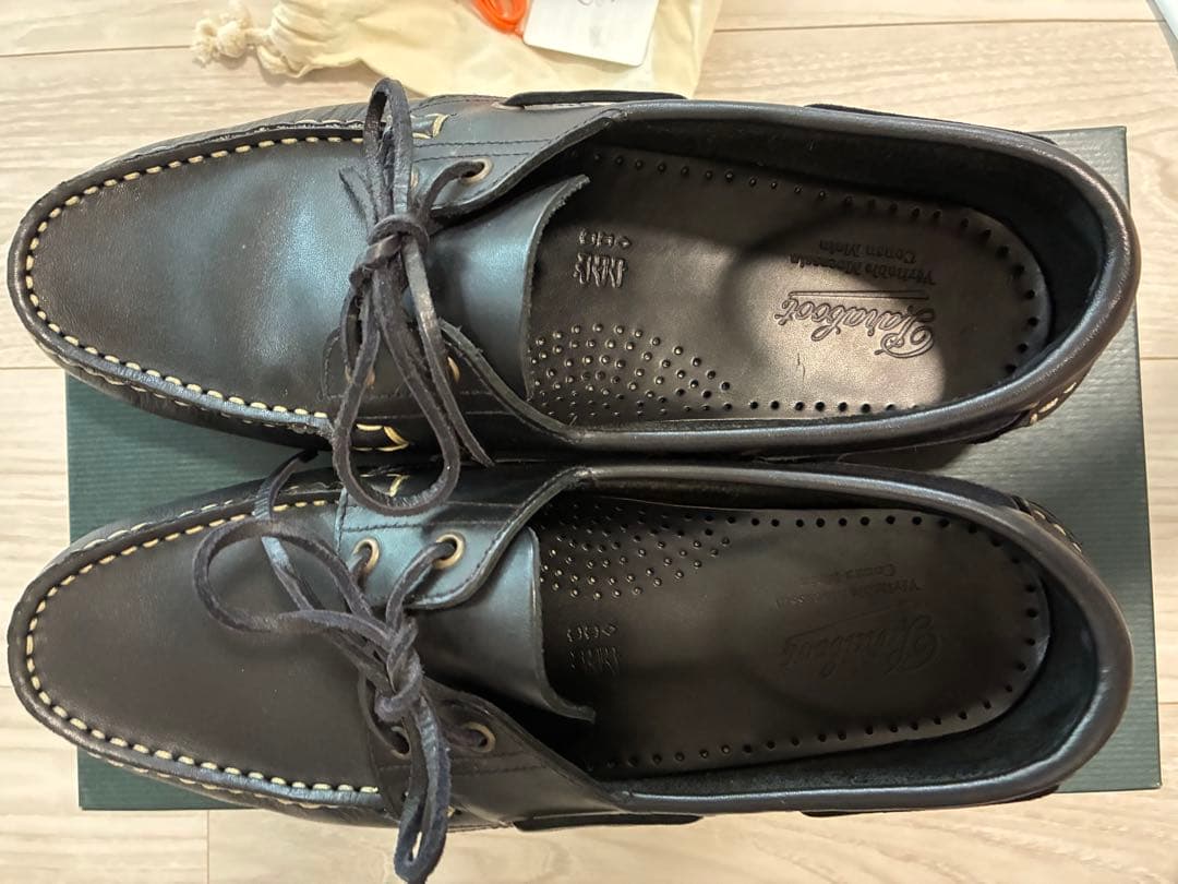 靴 Paraboot BARTH/MARINE Noire-Lis Noir 9