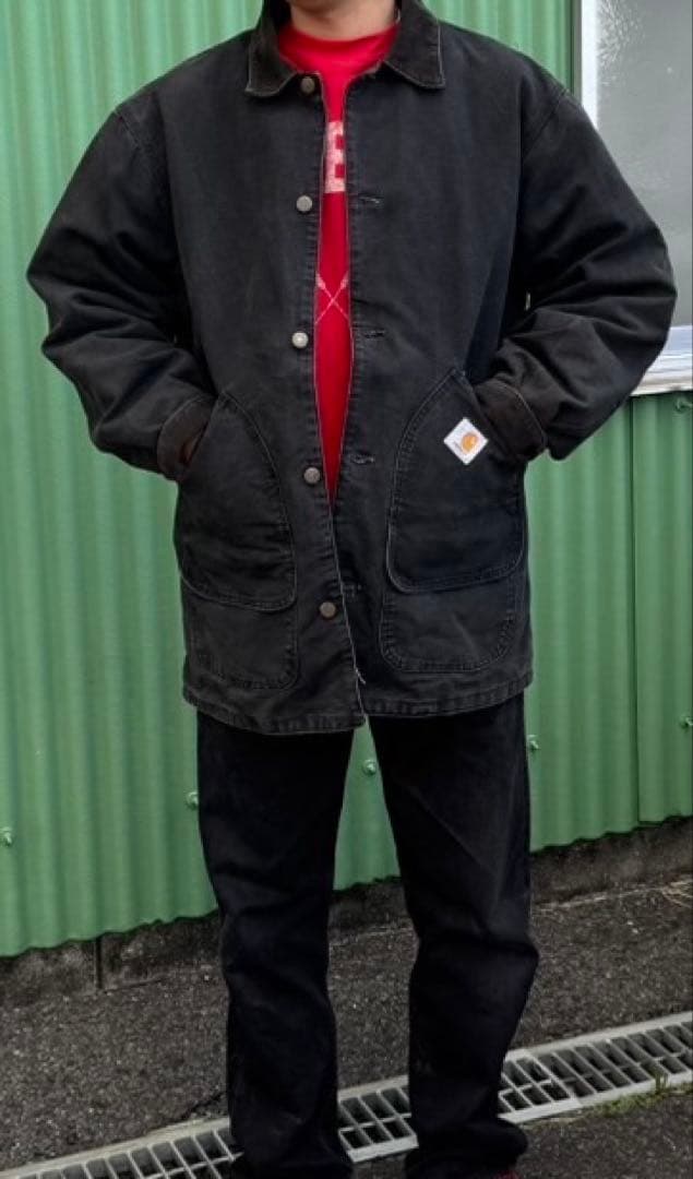 90s Carhartt カバーオールUSA製　カーハート＊珍品