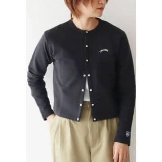 ORCIVAL コットン毛 クルーネックカーディガン WOMEN