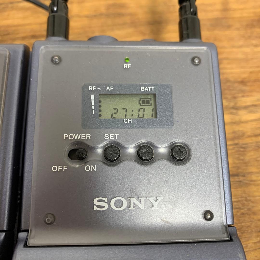 SONY 業務用ワイヤレスマイクシステム URX-P1 UTX-B1　動作品