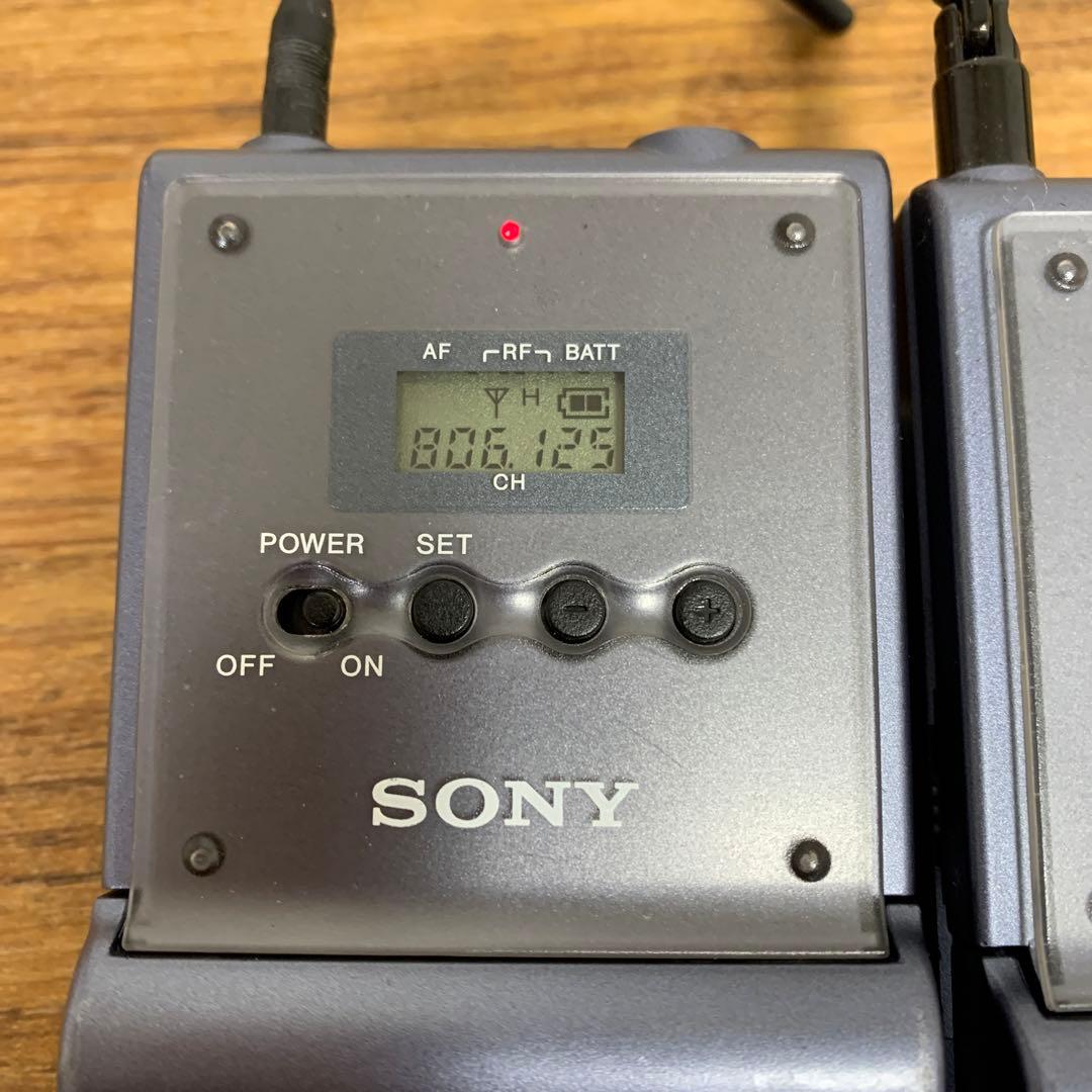 SONY 業務用ワイヤレスマイクシステム URX-P1 UTX-B1　動作品