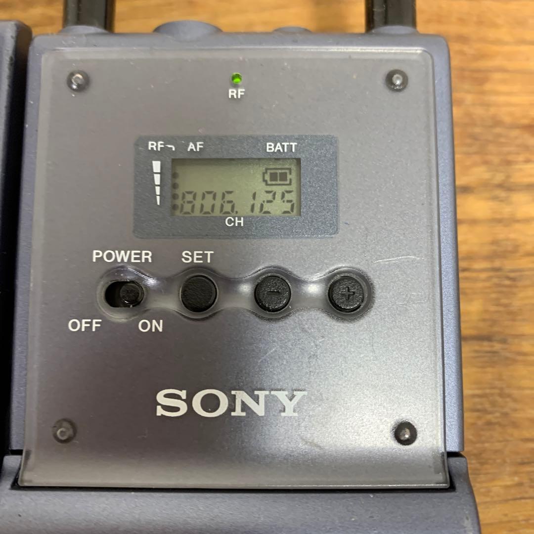 SONY 業務用ワイヤレスマイクシステム URX-P1 UTX-B1　動作品