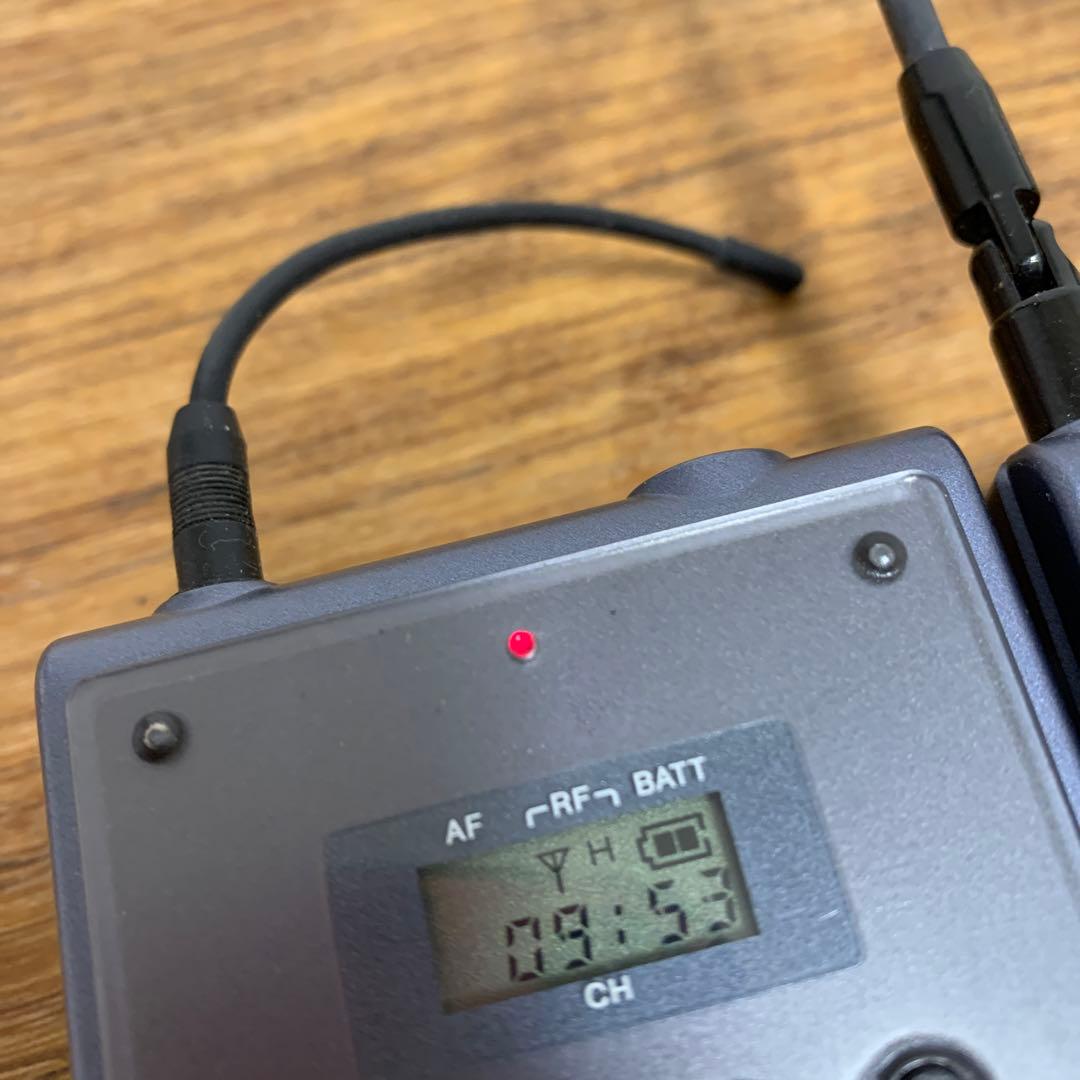 SONY 業務用ワイヤレスマイクシステム URX-P1 UTX-B1　動作品