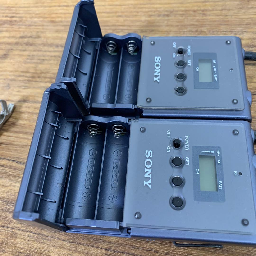 SONY 業務用ワイヤレスマイクシステム URX-P1 UTX-B1　動作品