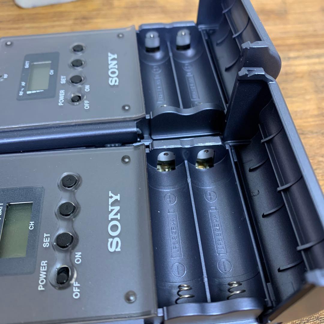 SONY 業務用ワイヤレスマイクシステム URX-P1 UTX-B1　動作品