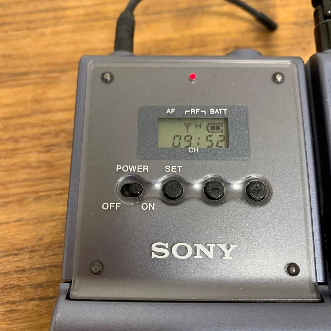 SONY 業務用ワイヤレスマイクシステム URX-P1 UTX-B1　動作品