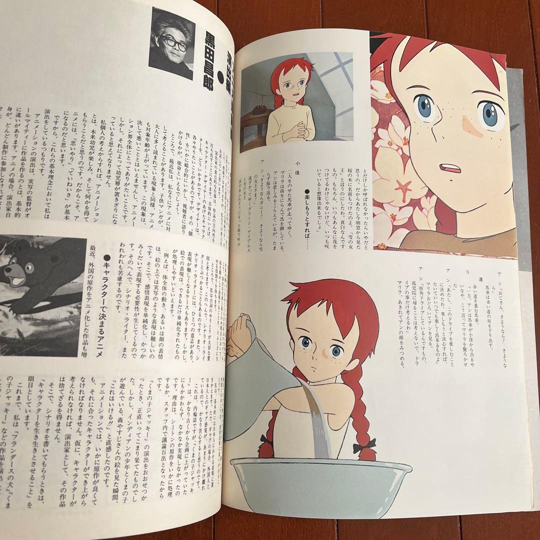 希少　昭和　月刊絵本別冊アニメーション3 宮崎駿　赤毛のアン、黒田昌郎
